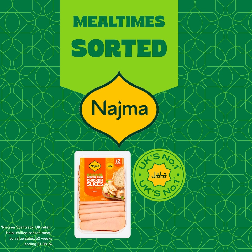 image 1 of Najma Wafer Thin Chicken Slices 125g
