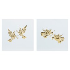 Tesco Modern Gold Religious Cards 10 Pack