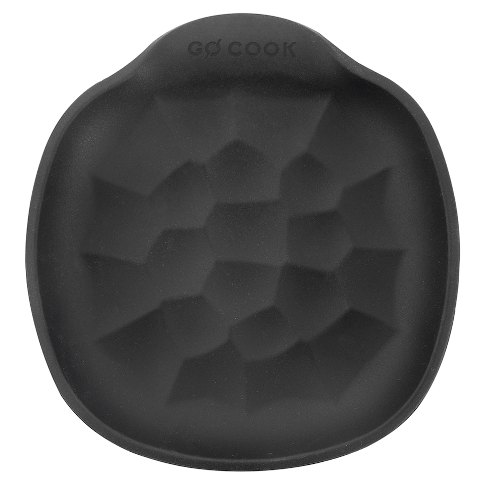 Go Cook Silicone Spoon Rest Black