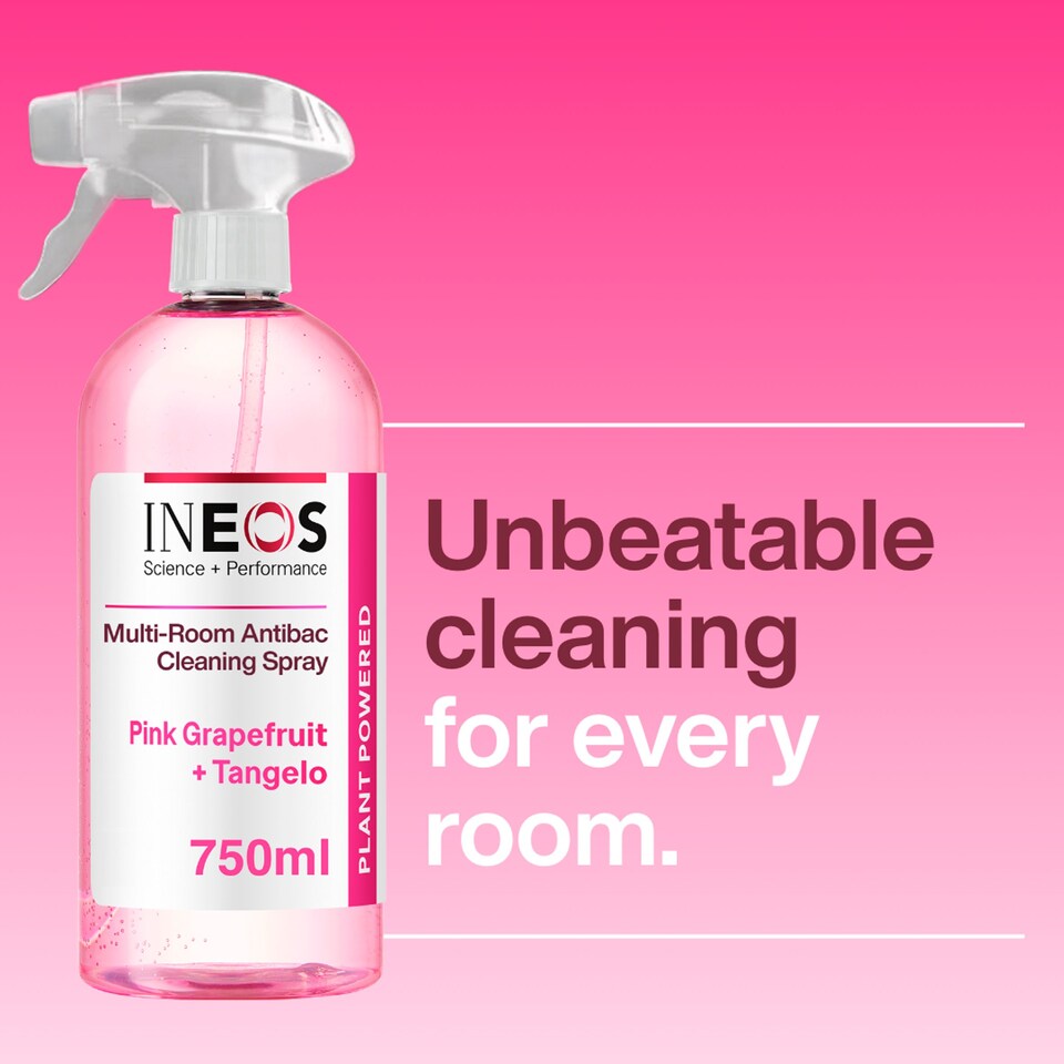 image 1 of INEOS Antibac Multi-Room Cleaner Pink Grapefruit & Tangelo Spray 750ml