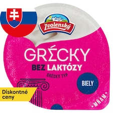 Zvolenský Jogurt grécky typ biely bez laktózy 125 g