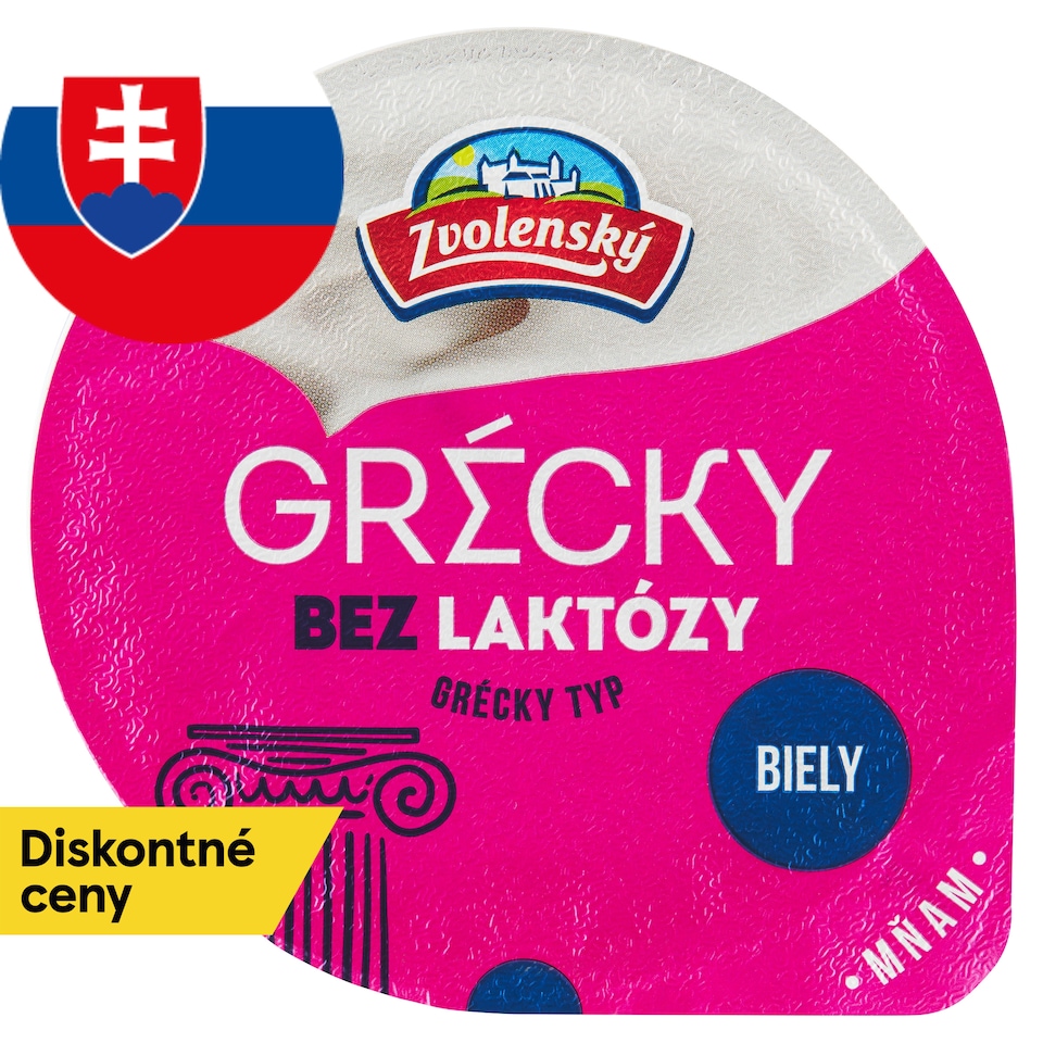 Zvolenský Greek Type Yoghurt Lactose-Free White 125 g