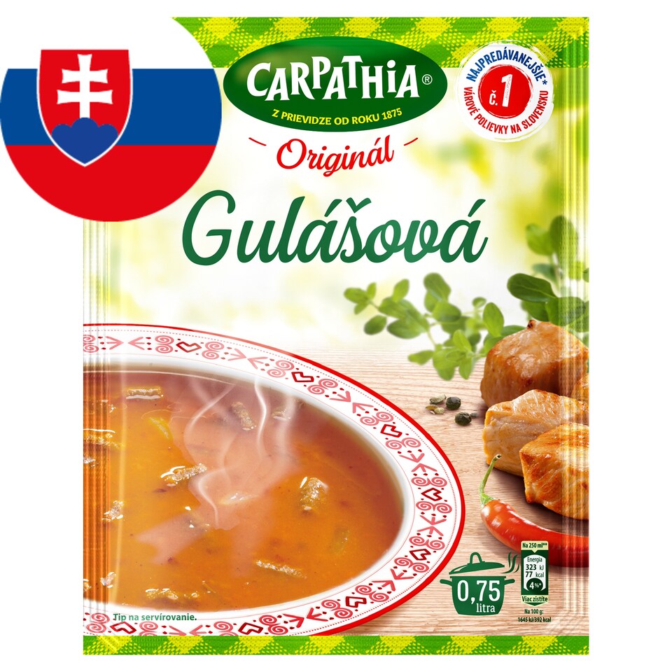 CARPATHIA Gulášová polievka vrecko 59 g