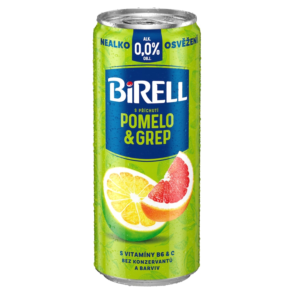 image 1 of Birell Pomelo & Grapefruit Flavor 0.33L