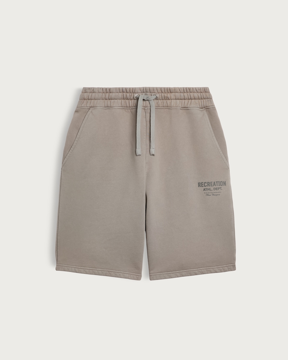 image 1 of F&F Pure Cotton Recreation Athl. Dept. Shorts in Grey