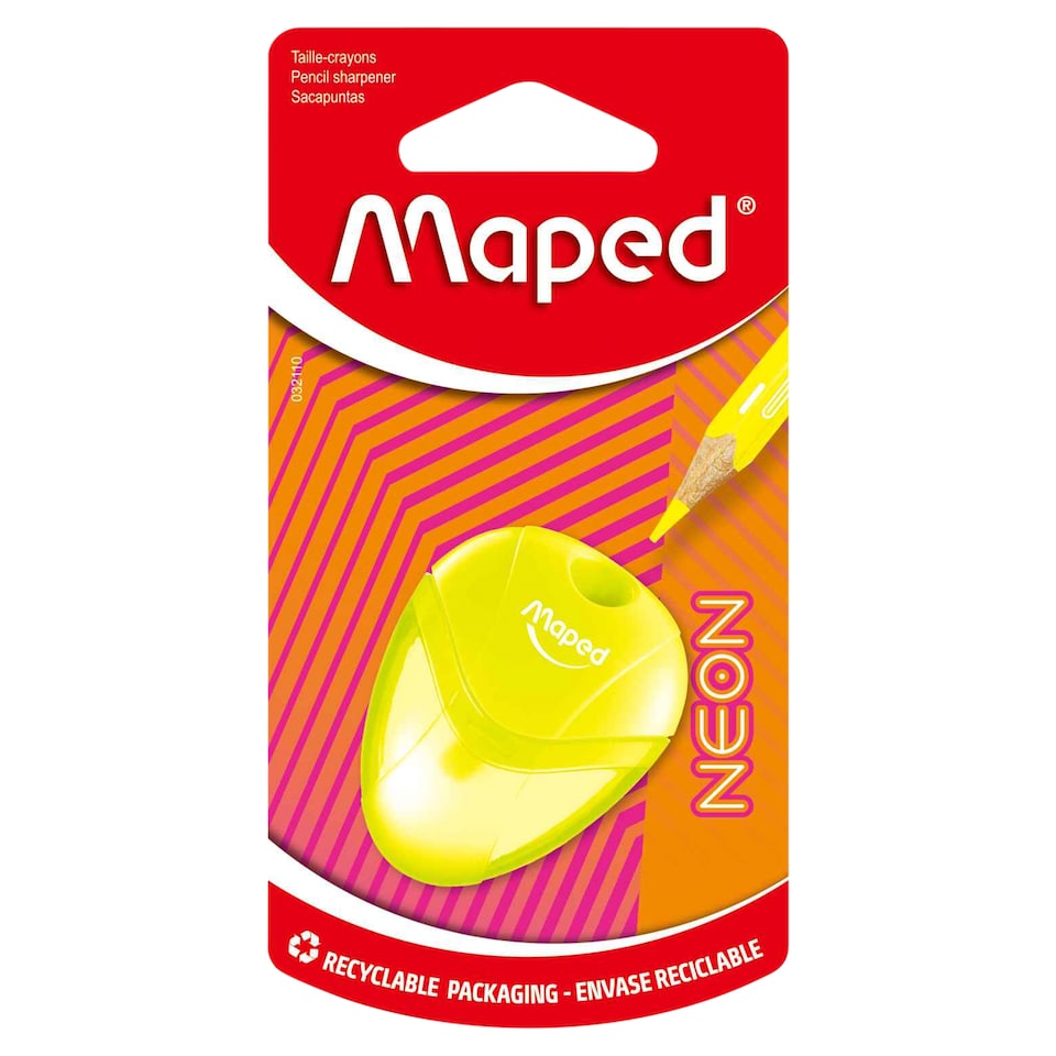 image 1 of Maped Neon Pencil Sharpener