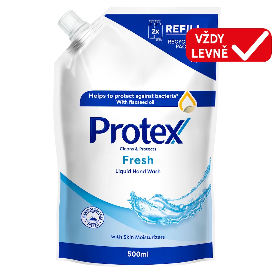 Obrázek 1 pro produkt Protex Fresh tekuté mýdlo na ruce náhradní náplň 500 ml