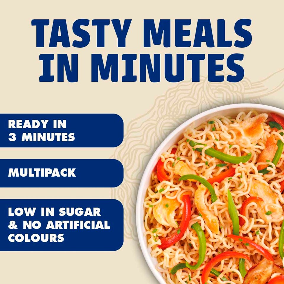 image 1 of Batchelors Cook With Noodles - Chicken Flavour 4x60g