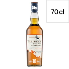 Talisker 10 Year Single Malt Whisky Bottle 45.8% Vol 70cl