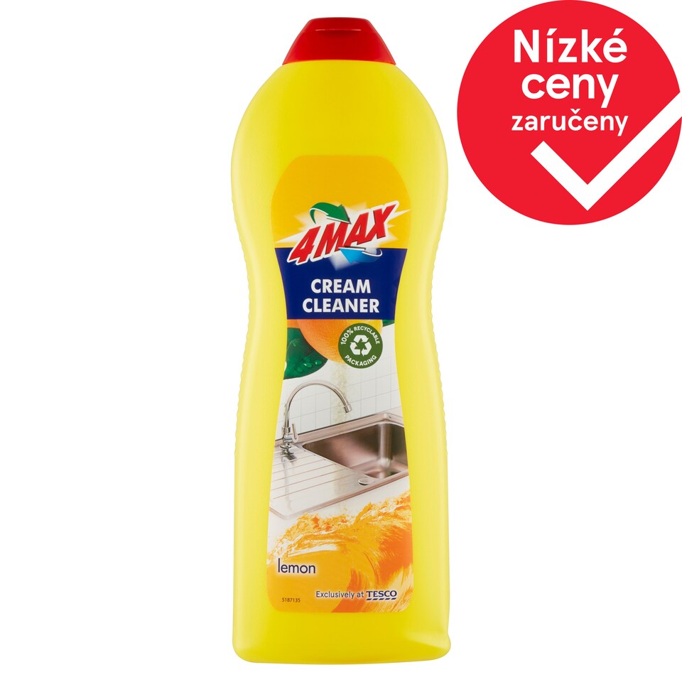 4MAX Lemon Cream Cleaner 750ml