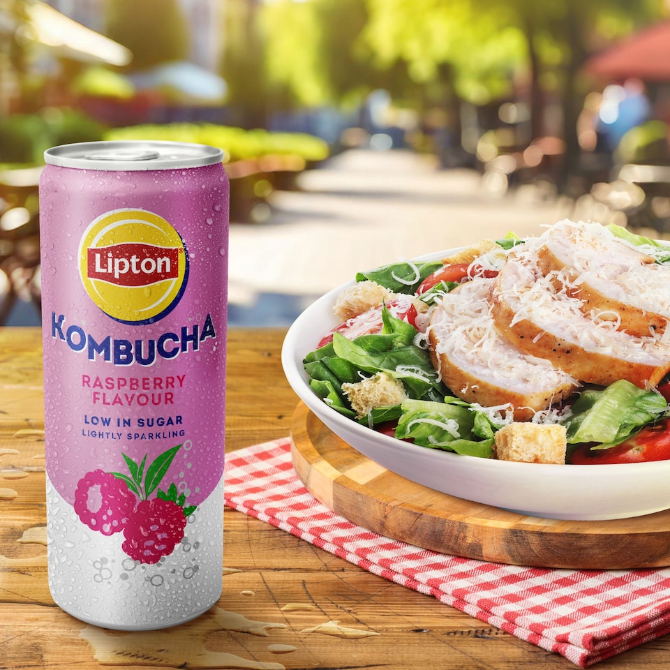image 1 of Lipton Kombucha Raspberry 250ml Can