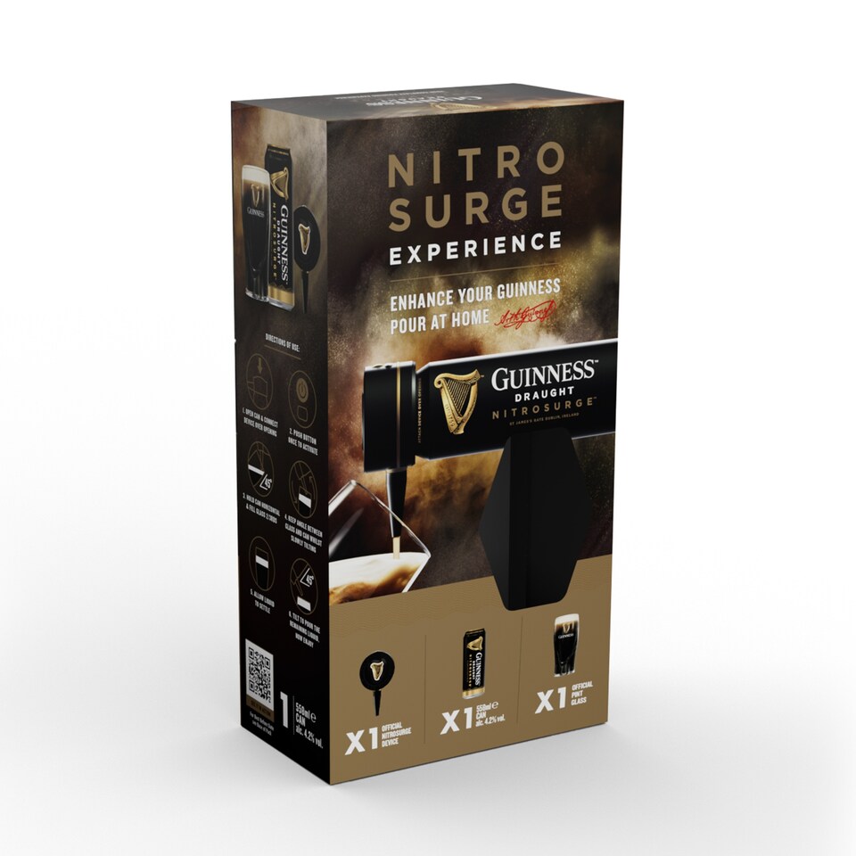 image 1 of Guinness Nitrosurge Device With 558ml Can And Pint Glass Gift Set