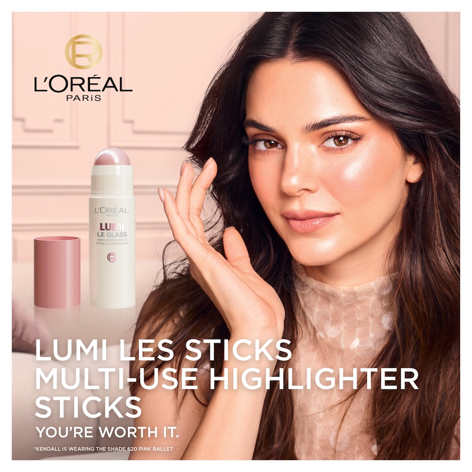 image 1 of L'Oréal Paris Lumi Le Glow Highlighter Stick, 630 Glowy Creme Chic, 6,5g