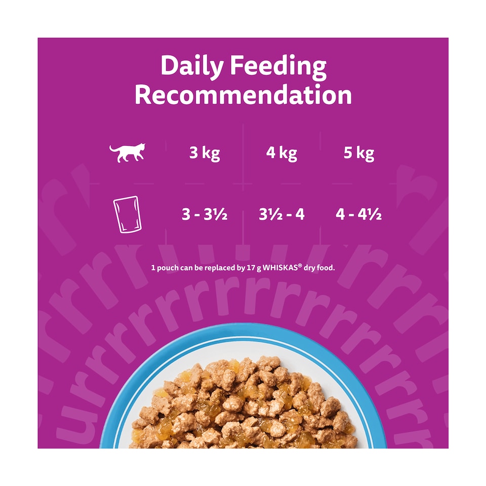 image 1 of Whiskas 11+ Senior Wet Cat Food Fish Favourites in Jelly 12x85g