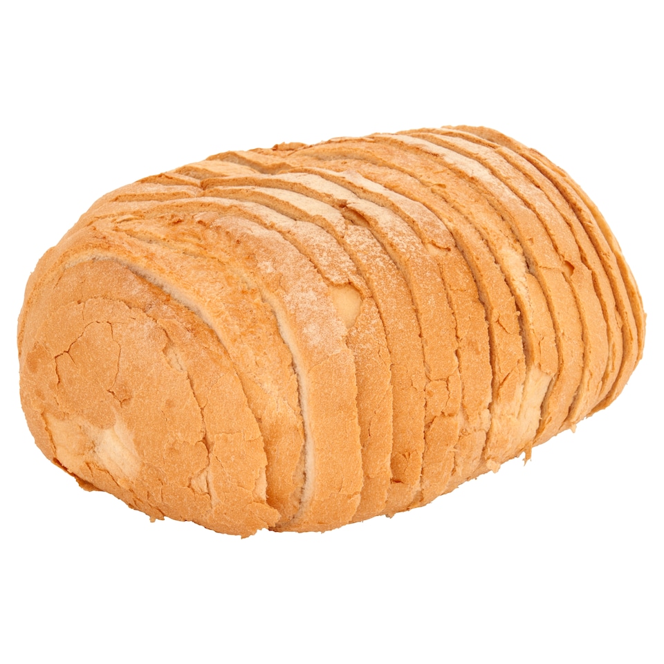 image 1 of Tesco White Crusty Cob Sliced
