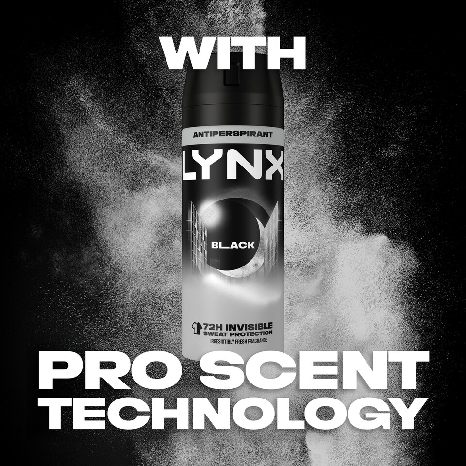 image 1 of Lynx Dry Black Antiperspirant Deodorant 150Ml
