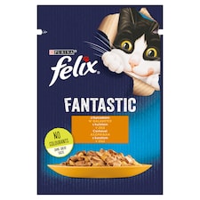 Purina Felix Fantastic csirkével aszpikban nedves macskaeledel 85 g