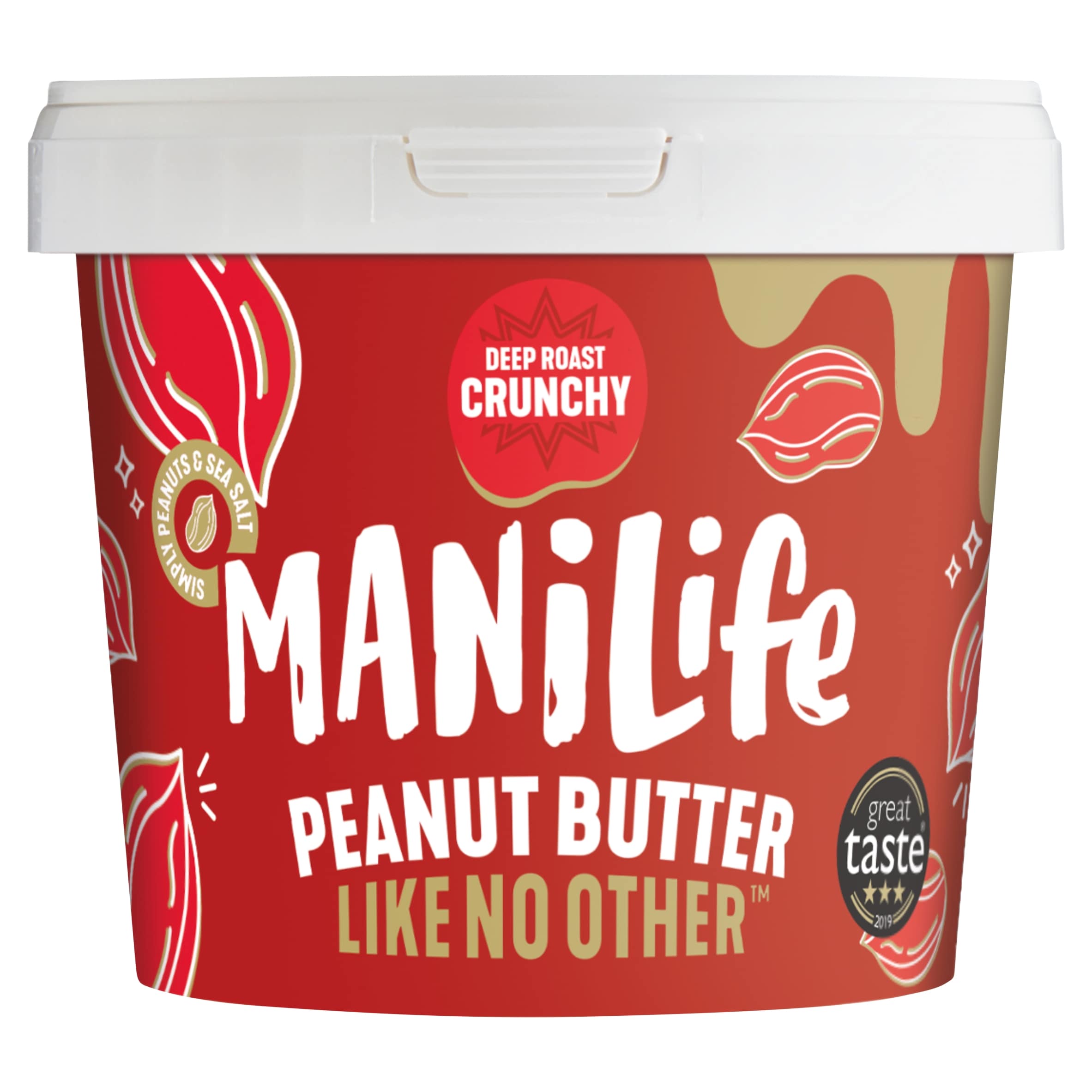 ManiLife Deep Roast Crunchy Peanut Butter 900g