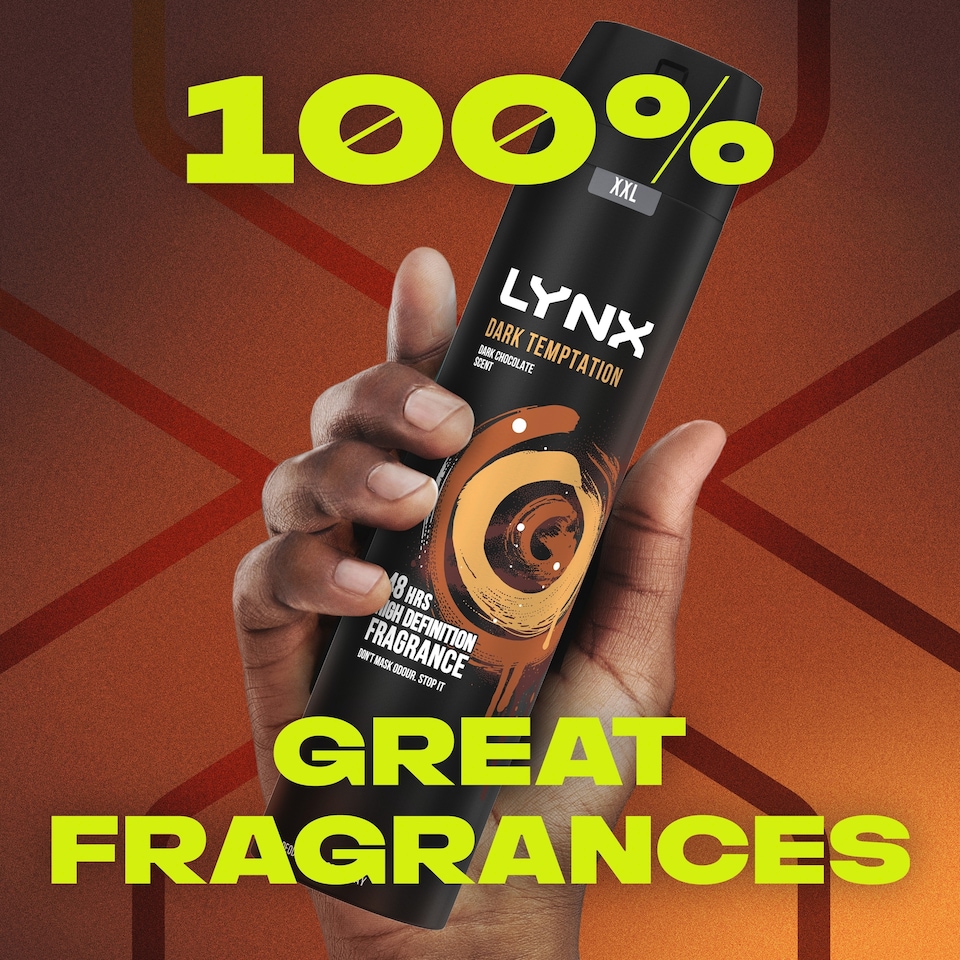 image 1 of Lynx Dark Temptation 48h Deodorant Bodyspray for Men 250ml