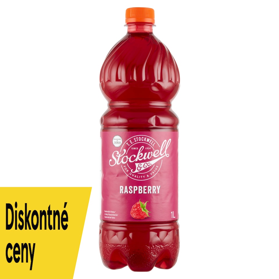 Stockwell & Co. Malinový nápojový koncentrát 1 l