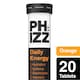image 1 of Phizz Daily Energy Orange Effervescent 20 Tablets 84g