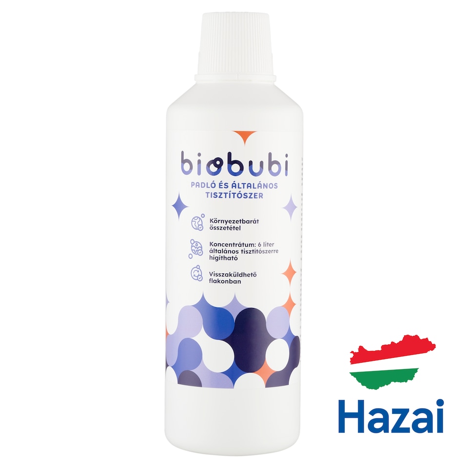 biobubi padló és általános tisztítószer 1 l