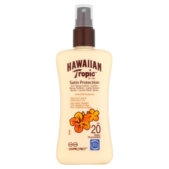 Hawaiian Tropic Lotion Spf 20 200Ml Tesco Groceries