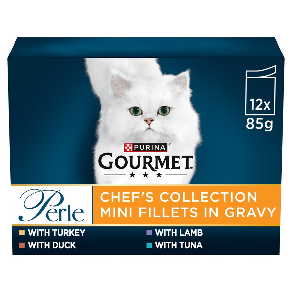 image 1 of GOURMET Perle Chef's Collection in Gravy Wet Cat Food 12x85g