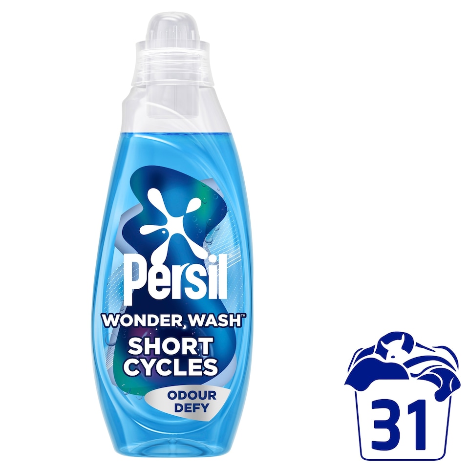 image 1 of Persil Wonder Wash Odour Defy Laundry Detergent 31 Washes 837ml
