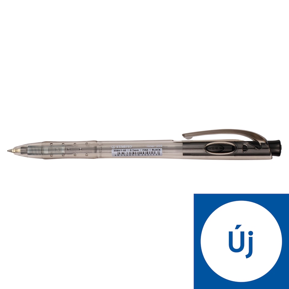 Stabilo Liner 308 Black Ballpoint Pen