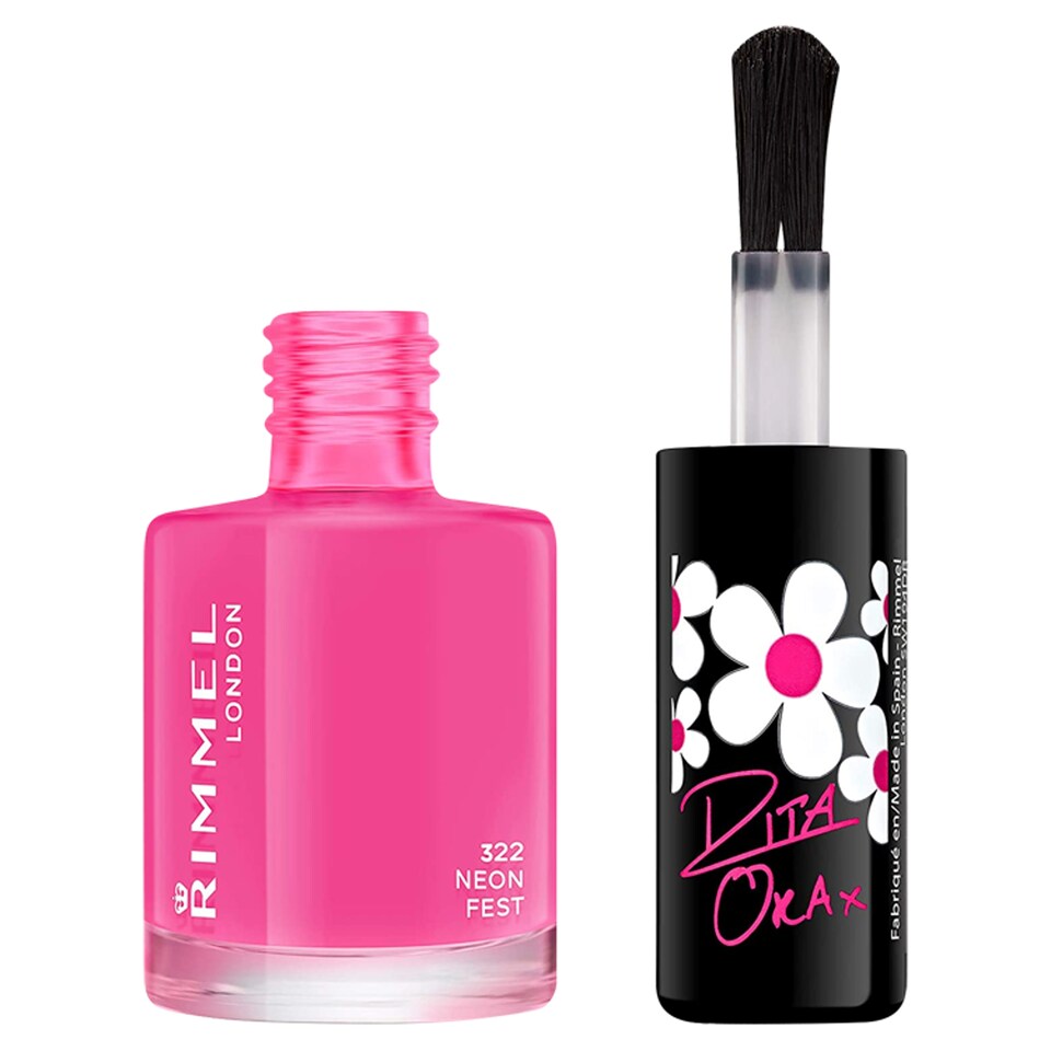 image 1 of Rimmel Nailpolish 60 Seconds Rita Ora Neon-Fest 8Ml