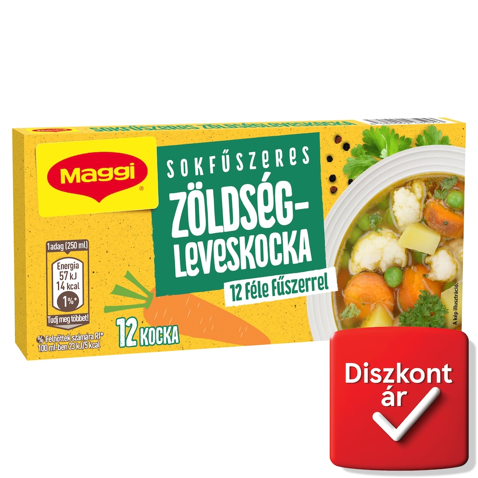 Maggi Multi-Spiced Vegetable Soup Cube 12 pcs 120 g