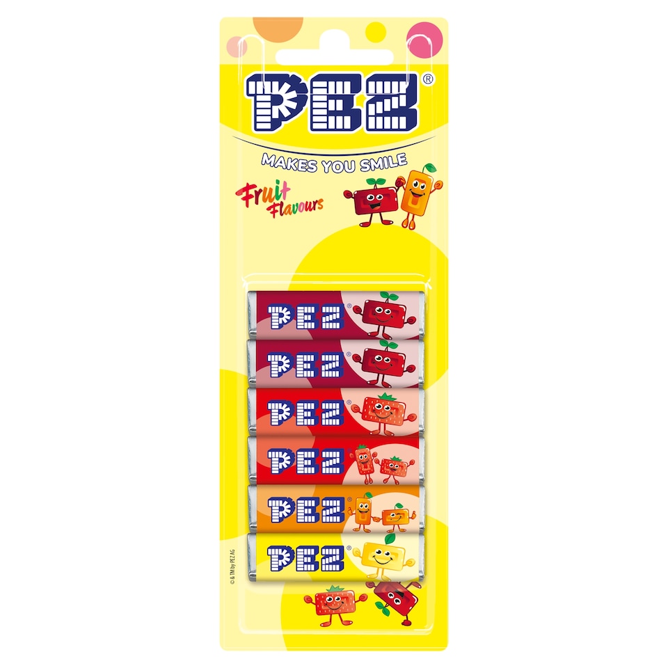 Pez Play Sticks Fruit Mix 6 x 8.5g (51g)