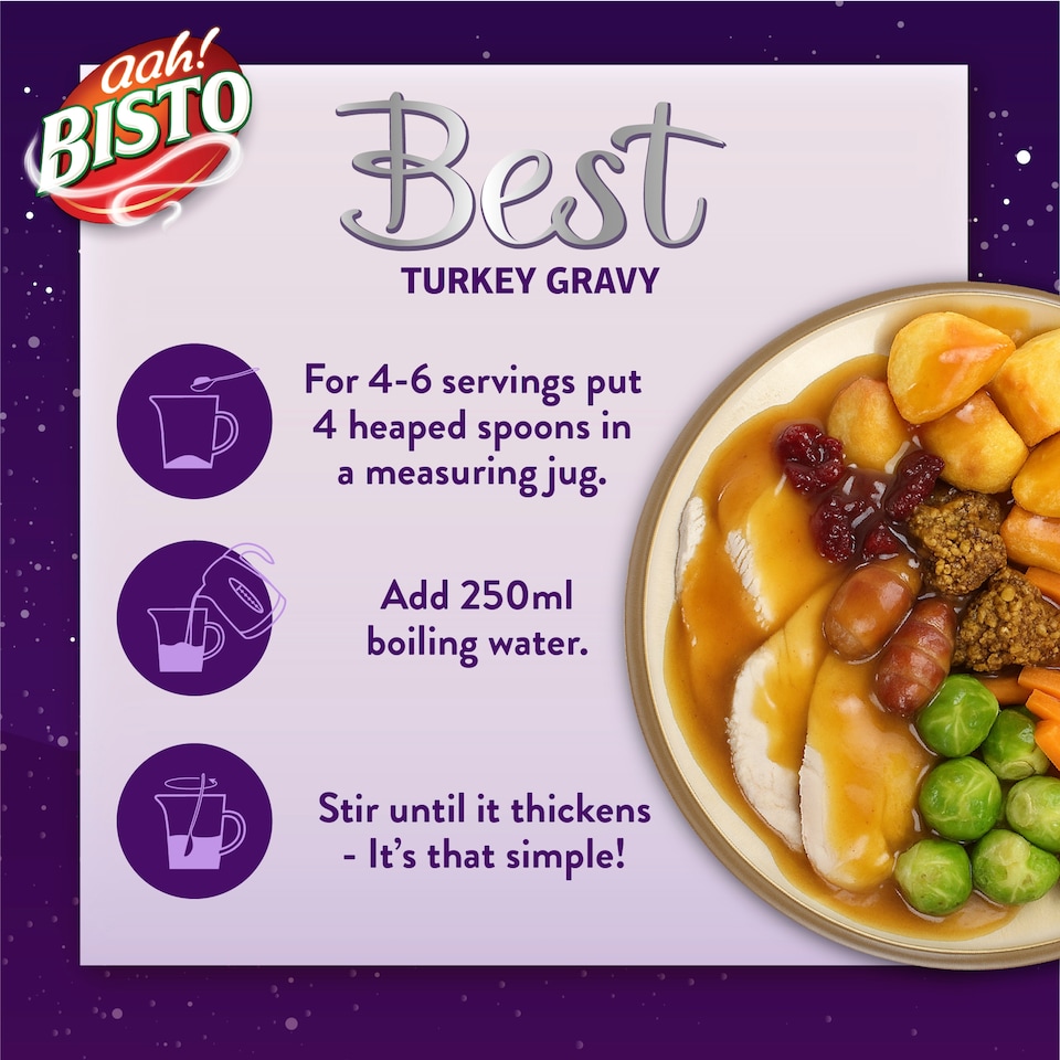 image 1 of Bisto Best Turkey Gravy Granules 150g