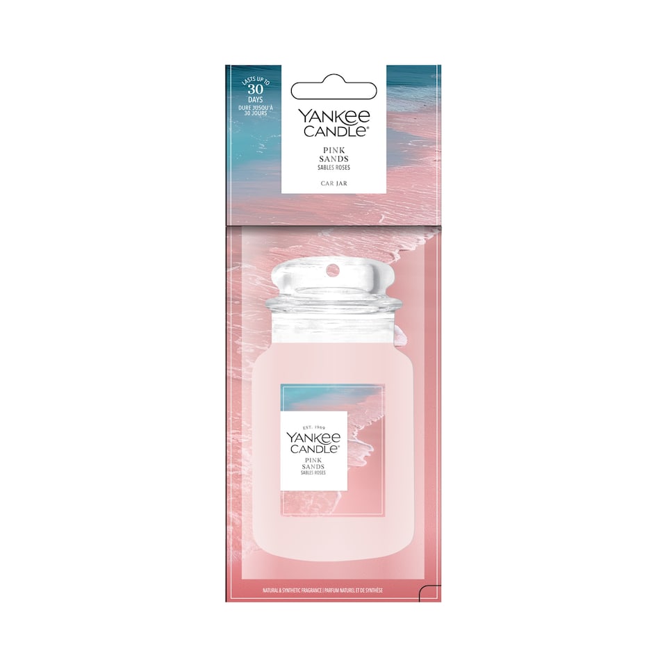 image 1 of Yankee Candle Pink Sands Car Carded Air Freshener