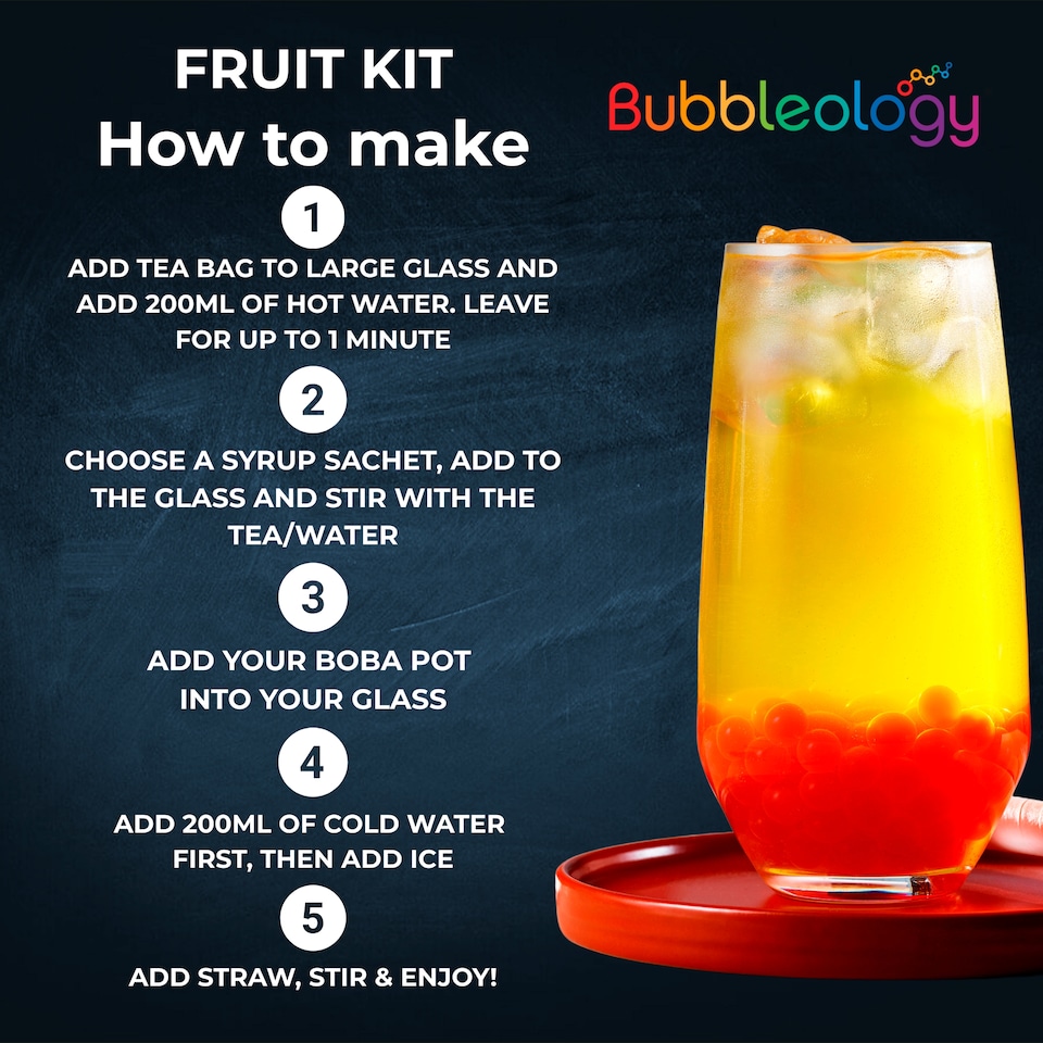 image 1 of Bubbleology Fruit Tea Mixology Kit