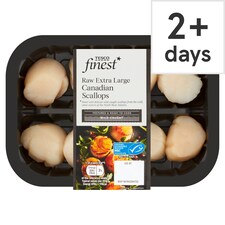 Tesco Finest Raw Extra Large Scallops 120G