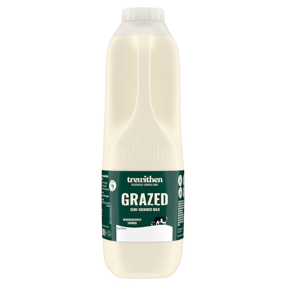 Trewithen Dairy Regen Milk 1L Semi Skimmed