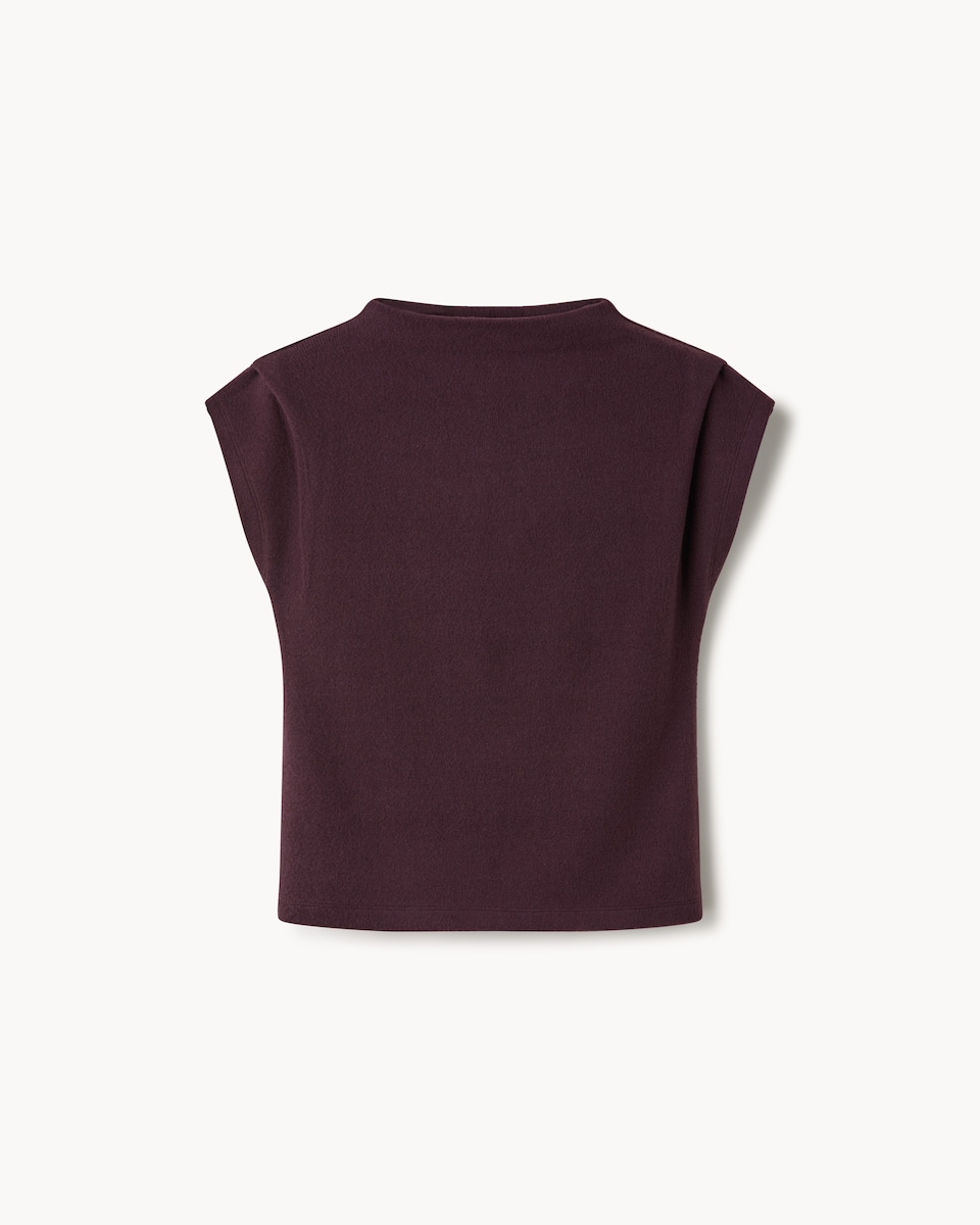 image 1 of F&F Brushed Pleated Sleeve Co-ord Top in Purple