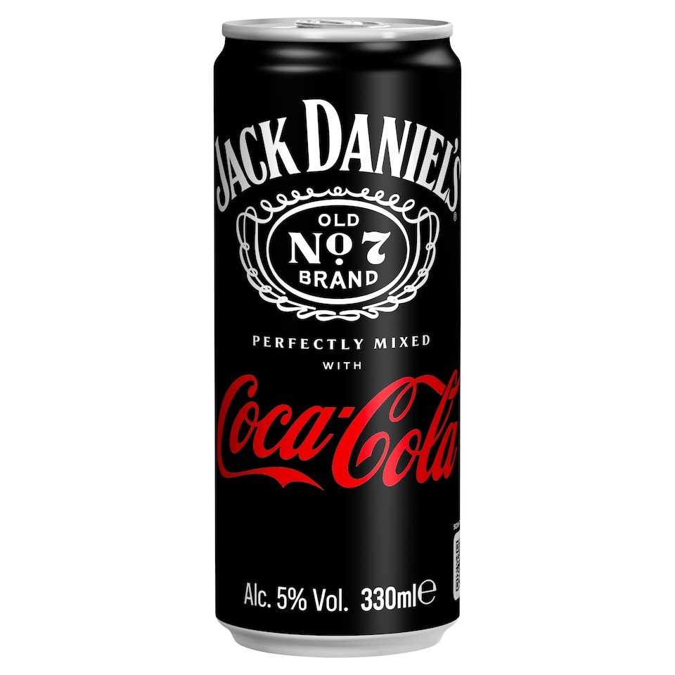 Jack Daniel's and Coca-Cola 330 ml