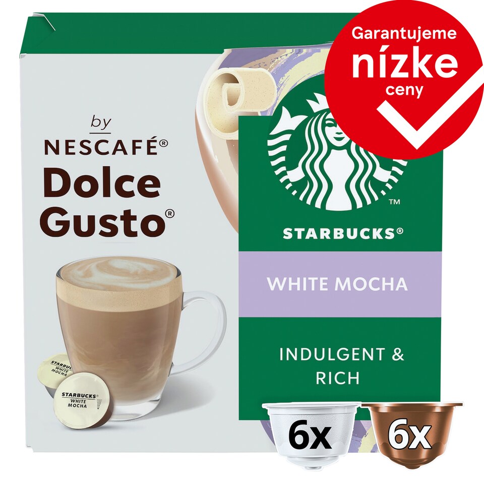obrázok 1 z STARBUCKS White Mocha by NESCAFÉ Dolce Gusto - 12 kapsúl (6 šálok)