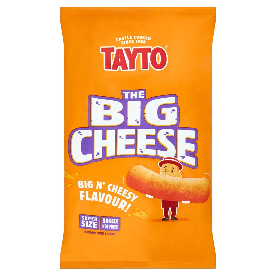 Tayto Big Cheese Sharing Snacks 95G Tesco Groceries