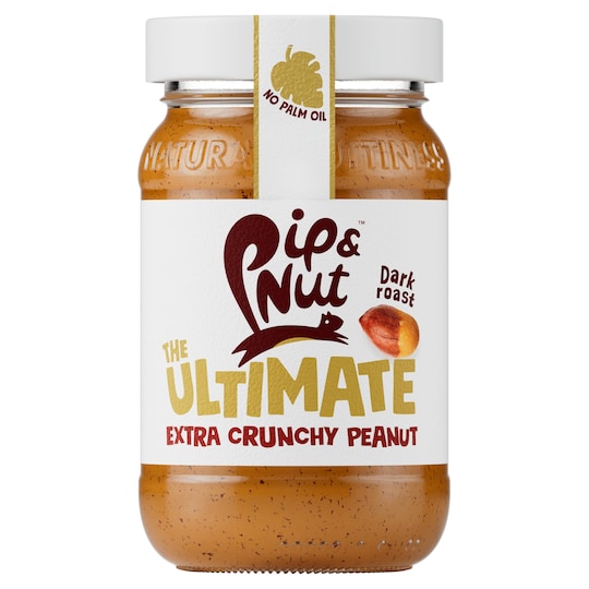 Pip & Nut Ultimate Dark Roast Crunchy Peanut Butter 300G Tesco Groceries