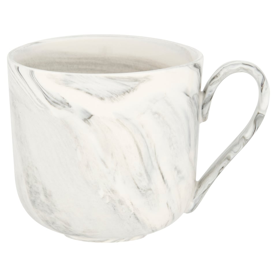 image 1 of Tesco Grey Marble Mug