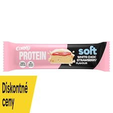 Corny Protein Soft White Choc Strawberry Flavour 45 g