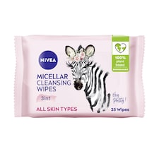 NIVEA MicellAir Cleansing Face Wipes 25 Pack