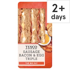 Tesco Sausage Bacon & & Egg Triple