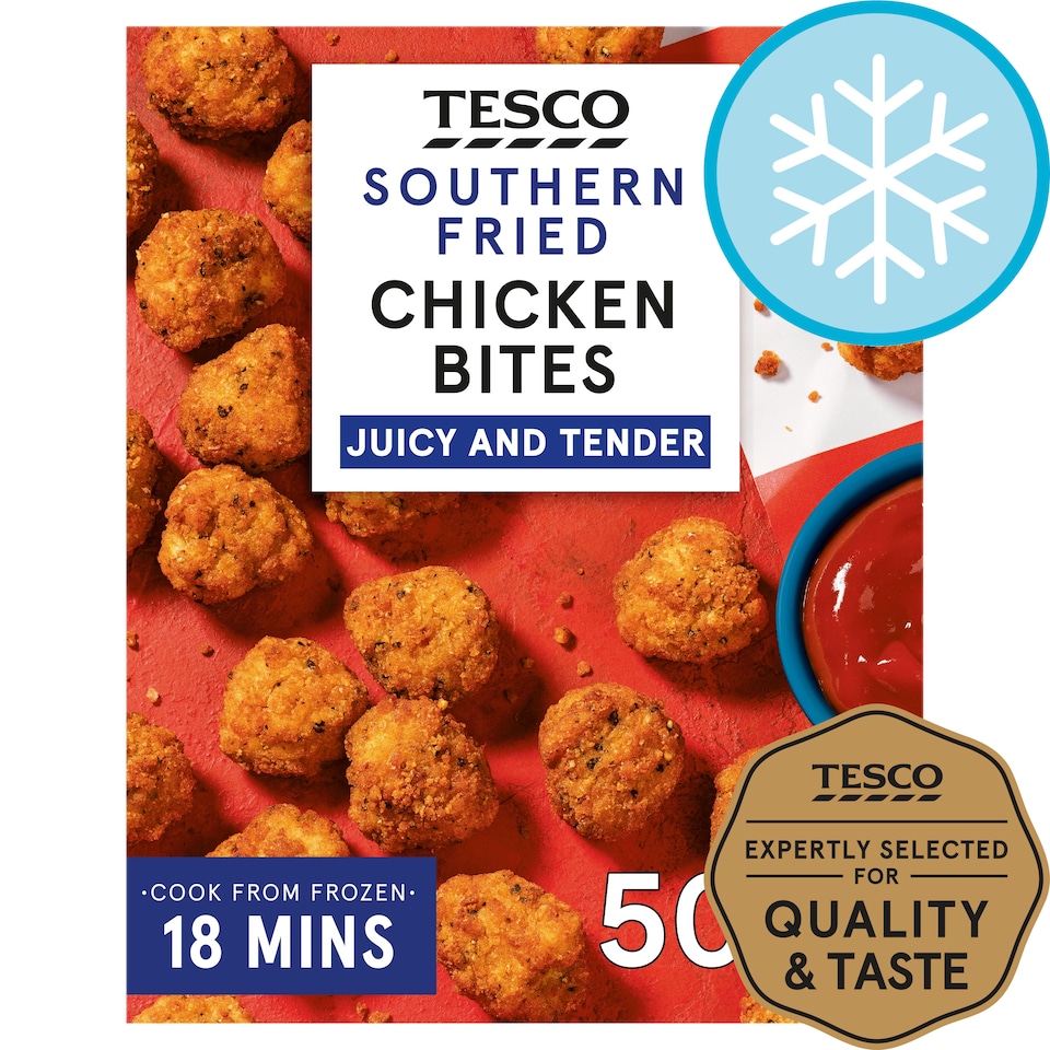 Tesco Southern Fried Chicken Bites 500G
