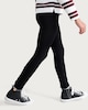 image 1 of F&F Girls 3-Pack Cotton Rich Leggings in Black