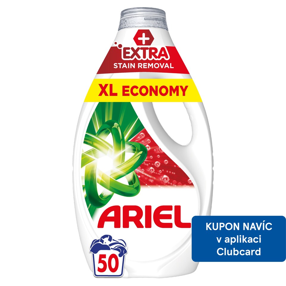 image 1 of Ariel Washing Liquid, 50 Washes, +Extra Stain Removal